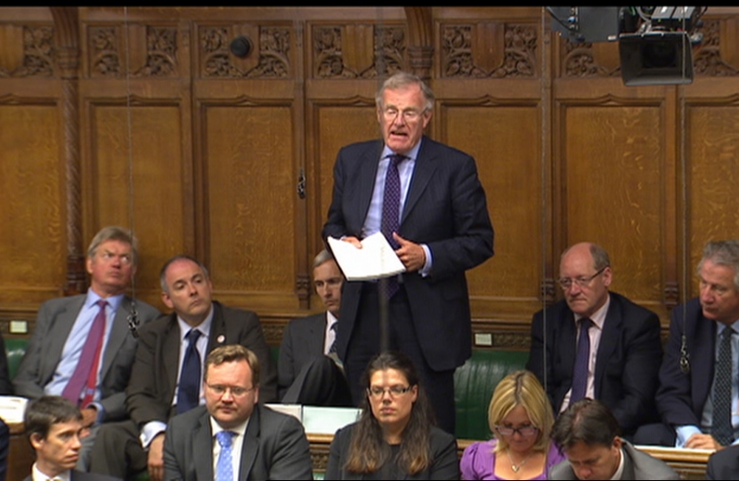 Chris in Parliament